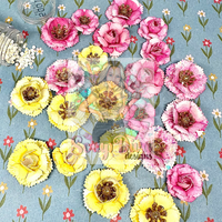 Frilly Rose Flower Plate