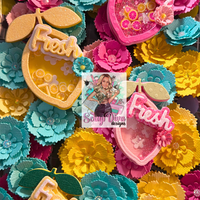 Frilly Rose Flower Plate