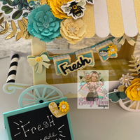 Frilly Rose Flower Plate