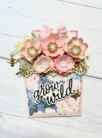 Flower Pot Gift Card Holder