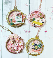Scalloped Circle Shaker Tag Set