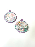 Scalloped Circle Shaker Tag Set