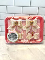 Gingerbread Bow Set