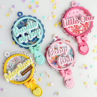 Scalloped Circle Shaker Tag Set