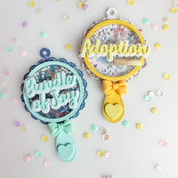 Scalloped Circle Shaker Tag Set