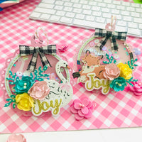 Scalloped Circle Shaker Tag Set