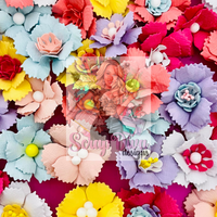 Frilly Rose Flower Plate