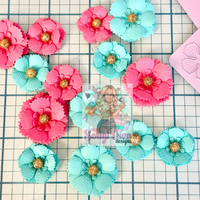 Frilly Rose Flower Plate