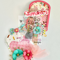 Frilly Rose Flower Plate