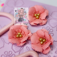 Frilly Rose Flower Plate