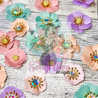 Frilly Rose Flower Plate