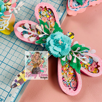 Frilly Rose Flower Plate