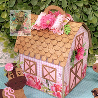 3D Barn Gift Box