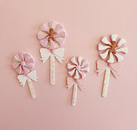 Peppermint Lollipop W/ Bow