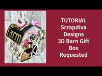 3D Barn Gift Box