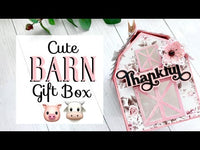 3D Barn Gift Box