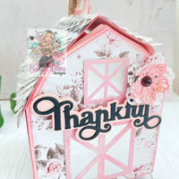 3D Barn Gift Box
