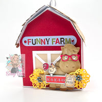 3D Barn Gift Box