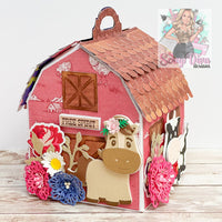 3D Barn Gift Box