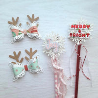 Snowflake Straw Topper