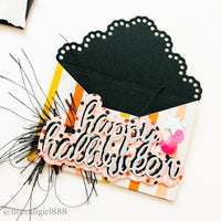Mini Scalloped Envelope Set