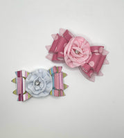Double Loop Scalloped Bow #2