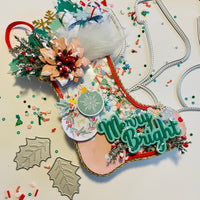 Christmas Shaker Stocking Mini Album