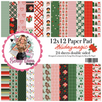Scrap Diva Designs Exclusive Paper collection Holiday Magic 12x12