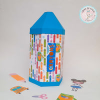 3D Crayon Gift Box