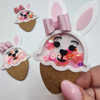 Ice Cream Bunny Shaker