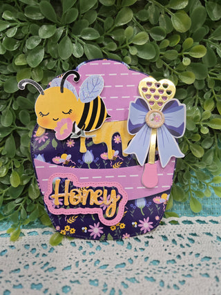 Bee Happy Chipboard Stickers