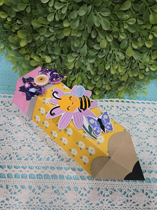 Bee Happy Wooden Stickers