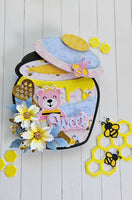 Bee Happy Chipboard Stickers