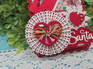 Peppermint Heart Candy Shaker