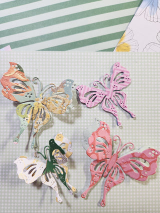 Shabby Chic Butterly Duo