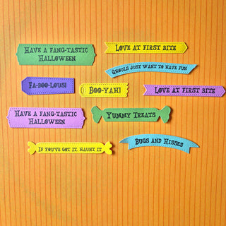 Halloween Sentiments  & Die Set