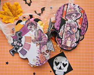 Day of the Dead Skull Mini Album
