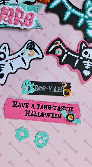 Halloween Sentiments  & Die Set