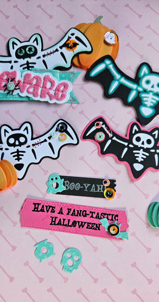 Halloween Sentiments  & Die Set