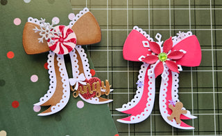 Halloween Scalloped Bow Large