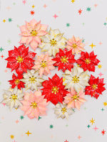 Poinsettia Flower Set