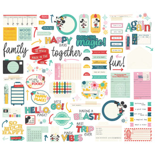 Say Cheese Happiest Place - Journal Bits & Pieces