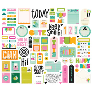 Color Me Happy Journal Bits & Pieces