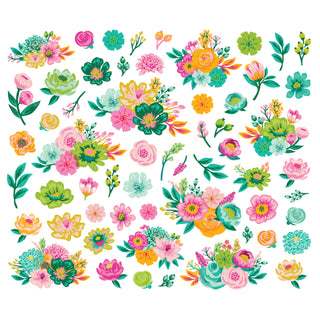 Color Me Happy Floral Bits & Pieces
