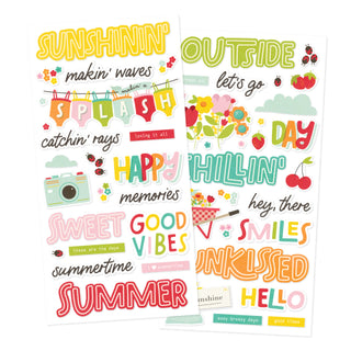 Sweet Summertime Foam Stickers