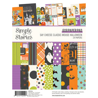 Say Cheese Classic Mouse Halloween 6x8 Pad