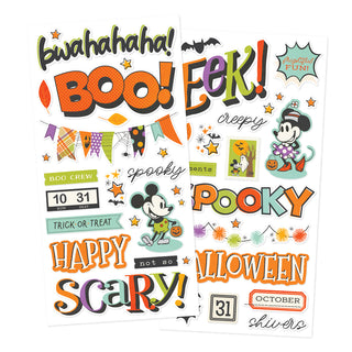 Say Cheese Classic Mouse Halloween Foam Stickers
