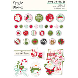 Kringle & Co. Decorative Brads