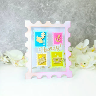 Postage Stamp Card Base