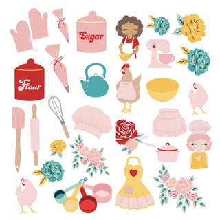 Homemade Happiness Chipboad Stickers